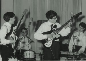 1^ formazione 1965, da sinistra: Danilo Franchi, Bruno Casagrande, Vittorio Giorgetti, Flavio Premoli